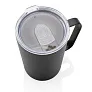  RCS Recycled stainless steel modern vacuum mug with lid, 420 ml - XD Collection