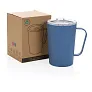  RCS Recycled stainless steel modern vacuum mug with lid, 420 ml - XD Collection