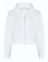 Ženska skraćena hoodie s patentom - 280 g/m² - Just Hoods