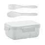 MAKAN Lunch box with cutlery in PP