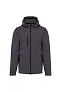  UNISEX 3-LAYER SOFTSHELL HOODED JACKET WITH REMOVABLE SLEEVES - Kariban