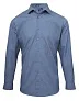  MEN'S CROSS-DYE ROLL SLEEVE POPLIN BAR SHIRT - Premier