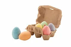 chalk eggs