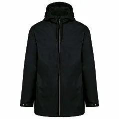 Unisex jakna s kapuljačom i podstavom od mikro polarnog flisa - Kariban