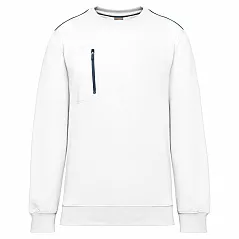 Unisex majica dugih rukava s kontrastnim džepom - Designed To Work