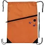 Oriole zippered drawstring backpack