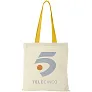 Nevada 100 g/m² cotton tote bag coloured handles - Bullet