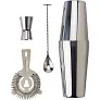  Cocktail set, shaker, 4 pcs