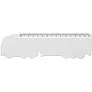 Tait 15 cm lorry-shaped recycled plastic ruler - PF Manufactured