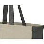Pheebs 18L torba od recikliranog pamuka s umetkom i kontrastnim stranama 190 g/m²
