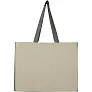 Pheebs 18L torba od recikliranog pamuka s umetkom i kontrastnim stranama 190 g/m²