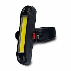 USB rechargeable bicycle flashlight