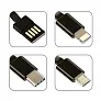 Prijenosna baterija 10.000 mAh s 3 kabela