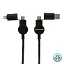  Oakland RCS recycled plastic 6-in-1 fast charging 45W cable - Urban Vitamin
