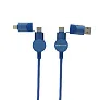  Oakland RCS recycled plastic 6-in-1 fast charging 45W cable - Urban Vitamin