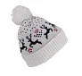  WINTER BEANIE WITH REINDEER DESIGN - K-UP