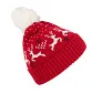  WINTER BEANIE WITH REINDEER DESIGN - K-UP