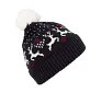  WINTER BEANIE WITH REINDEER DESIGN - K-UP