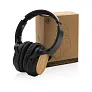 RCS and FSC® bamboo Elite Foldable wireless headphone - XD Collection