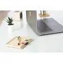  Memo holder, notebook, sticky notes, ball pen