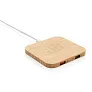  Bežični punjač 10W od FSC® bambusa s USB-om - XD Collection