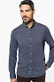  LONG-SLEEVED JACQUARD KNIT SHIRT - Kariban