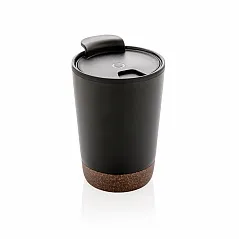 Šalica za kavu od GRS RPP nehrđajućeg čelika i pluta, 300 ml - XD Collection
