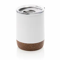 Mala vakuum šalica za kavu od RCS re-čelika i pluta, 180 ml - XD Collection