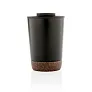  Šalica za kavu od GRS RPP nehrđajućeg čelika i pluta, 300 ml - XD Collection