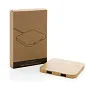  Bežični punjač 10W od FSC® bambusa s USB-om - XD Collection