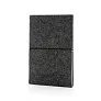  A5 notes s mekanim koricama od GRS certificiranog recikliranog filca - XD Collection