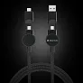  Oakland RCS recycled plastic 6-in-1 fast charging 45W cable - Urban Vitamin