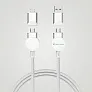  Oakland RCS recycled plastic 6-in-1 fast charging 45W cable - Urban Vitamin