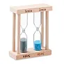 BI Set of 2 wooden sand timers