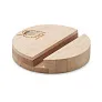 GROW ROUND STAND Birch wood phone stand