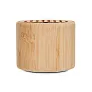 ROUND LUX Round bamboo wireless speaker