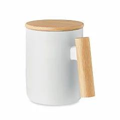 Porculanska šalica s poklopcem, 380ml