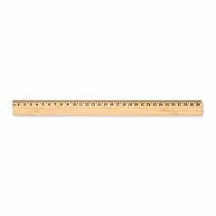 Ravnalo od bambusa, 30cm