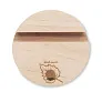 GROW ROUND STAND Birch wood phone stand