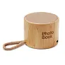COOL Round bamboo wireless speaker