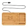  Stolni organizator od FSC® bambusa s 10W bežičnim punjačem - XD Collection