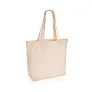  Impact AWARE™ recycled canvas shopper w/pocket 240gsm undyed - XD Collection