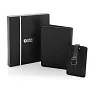  Swiss Peak GRS recycled PU travel gift set - Swiss Peak