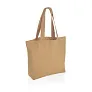  Impact AWARE™ recycled canvas shopper w/pocket 240gsm undyed - XD Collection