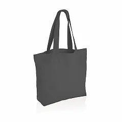 Impact AWARE™ recycled canvas shopper w/pocket 240gsm undyed - XD Collection