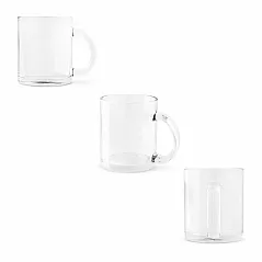 Staklena šalica za sublimaciju, 350 ml