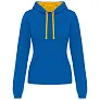  LADIES’ CONTRAST HOODED SWEATSHIRT - Kariban