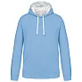  MEN'S CONTRAST HOODED SWEATSHIRT - Kariban