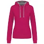  LADIES’ CONTRAST HOODED SWEATSHIRT - Kariban