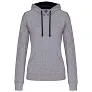  LADIES’ CONTRAST HOODED SWEATSHIRT - Kariban